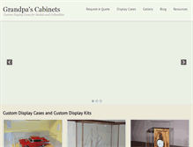 Tablet Screenshot of grandpascabinets.com
